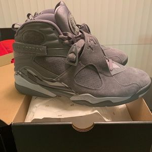 Men’s Wolf Grey Jordan 8’s